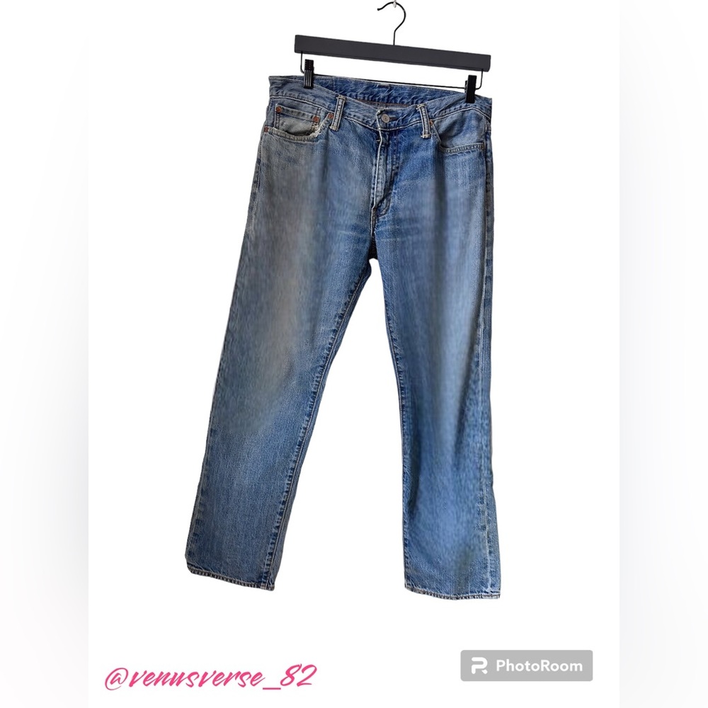 Levi's 504 Regular Straight Men's Jeans - 33 x 30 - Medium Wash - Broken In